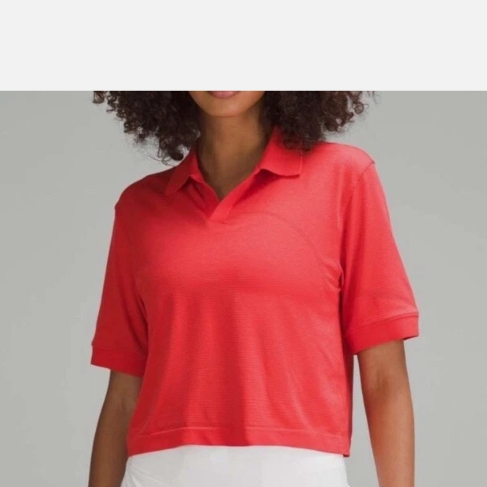 lululemon athletica Red Crop Top